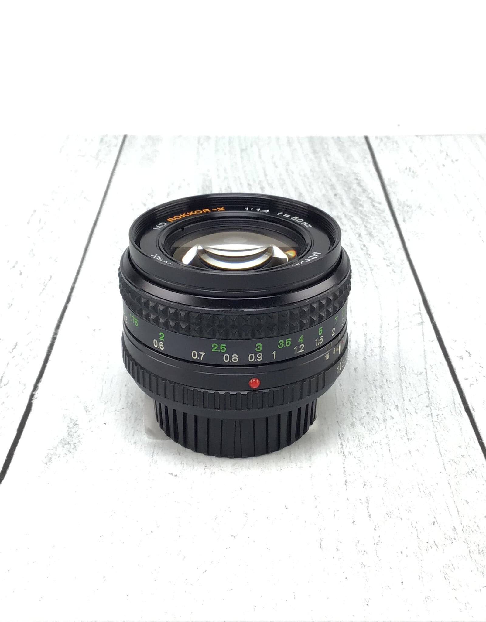 Minolta Minolta MD Rokkor-X 50mm f1.4 Lens Used Good