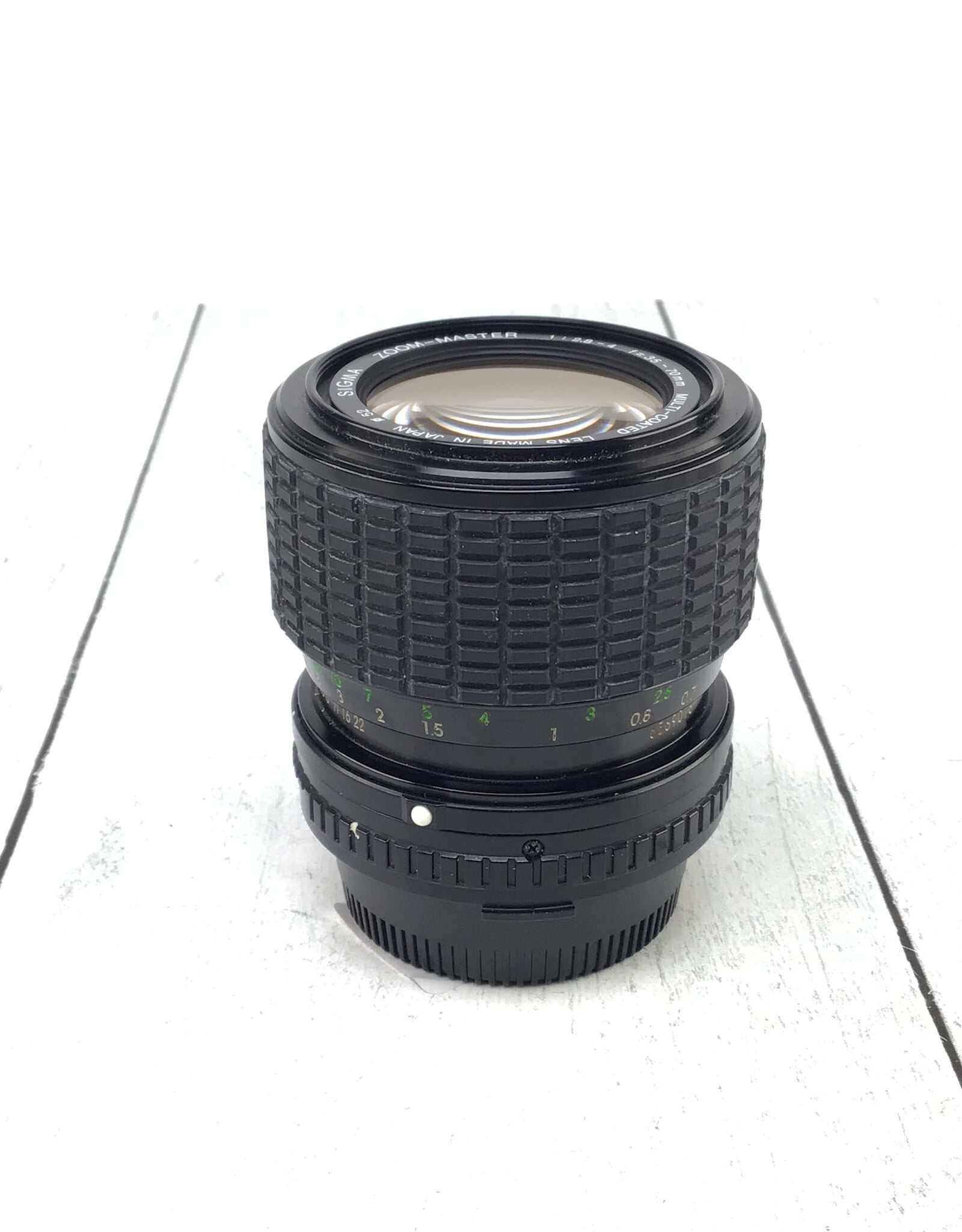 SIGMA Sigma Zoom-Master 35-70mm f2.8-4 F Mount  Lens Used Good