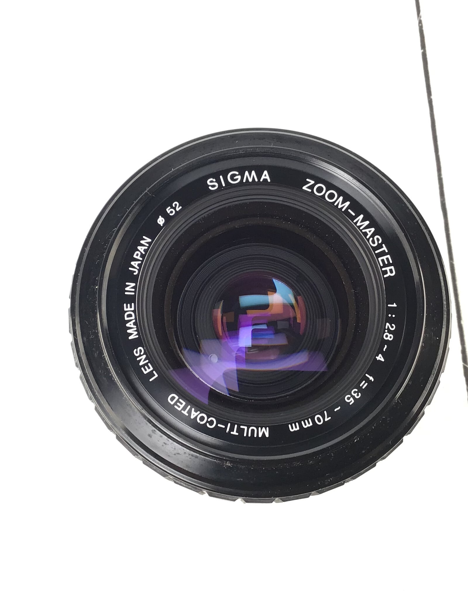 SIGMA Sigma Zoom-Master 35-70mm f2.8-4 F Mount  Lens Used Good