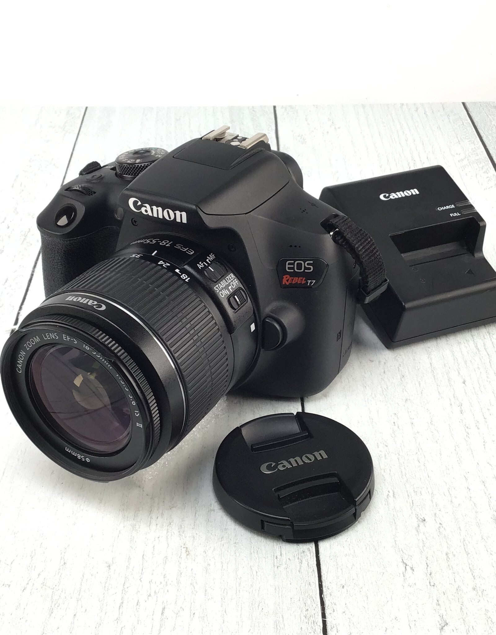CANON Canon Rebel T7 w/18-55mm Camera Used Good