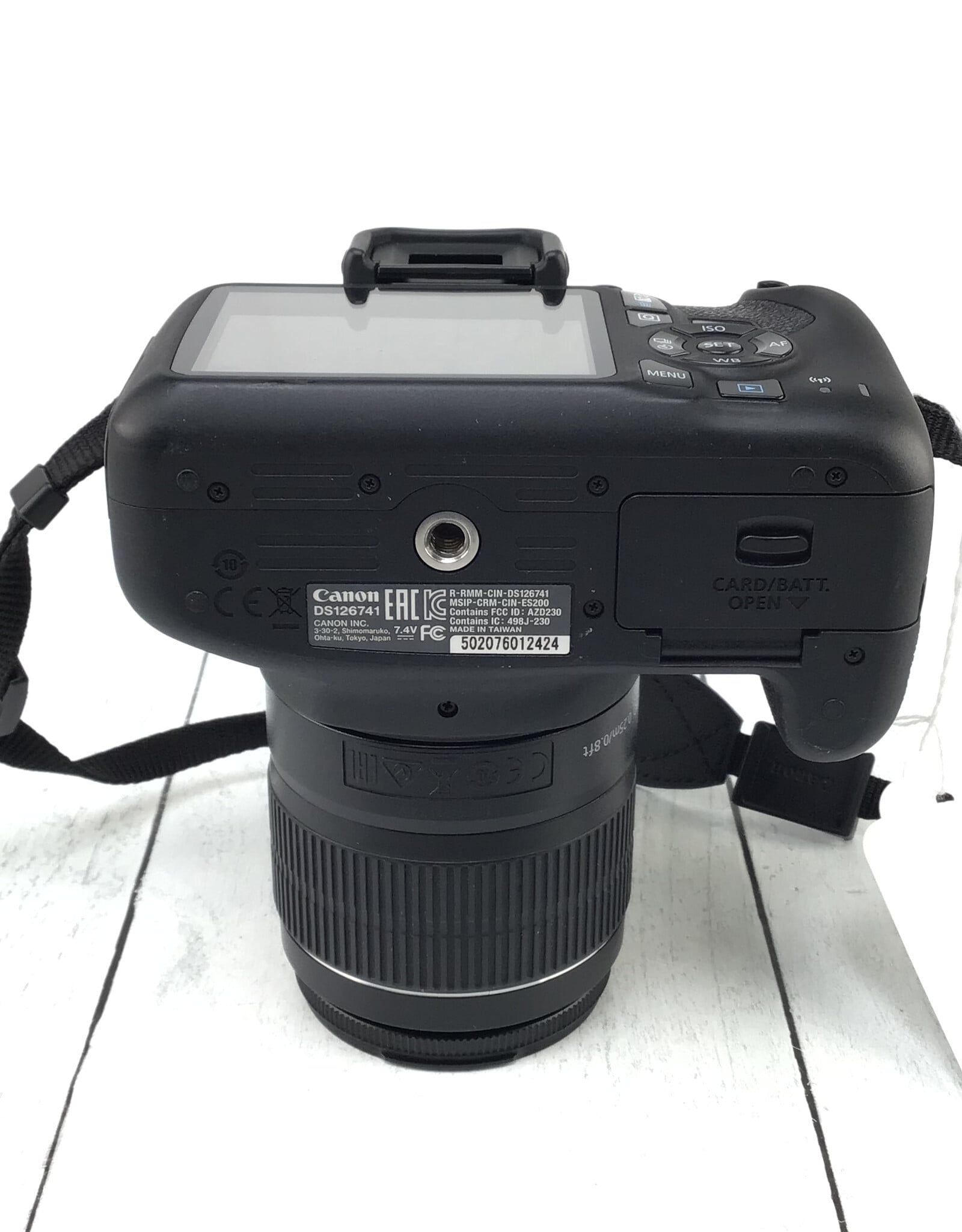 CANON Canon Rebel T7 w/18-55mm Camera Used Good