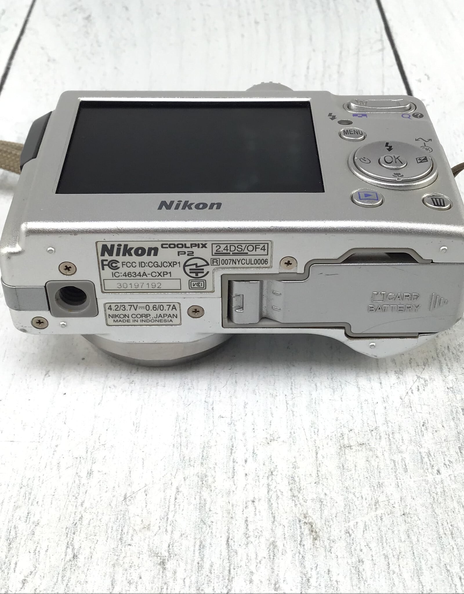 NIKON Nikon Coolpix P2 Digital Point & Shoot Camera Used Good