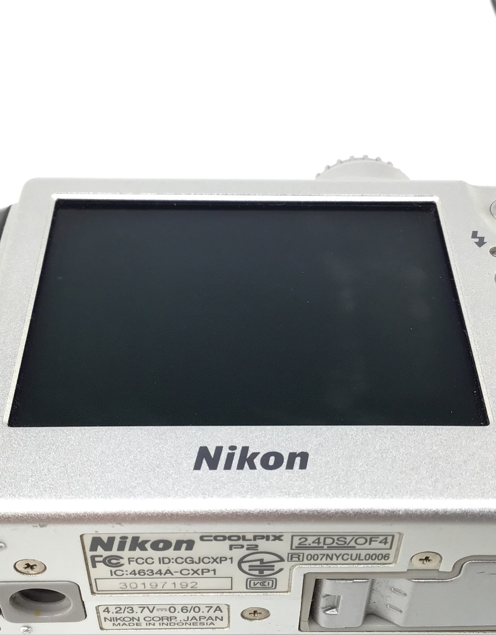 NIKON Nikon Coolpix P2 Digital Point & Shoot Camera Used Good