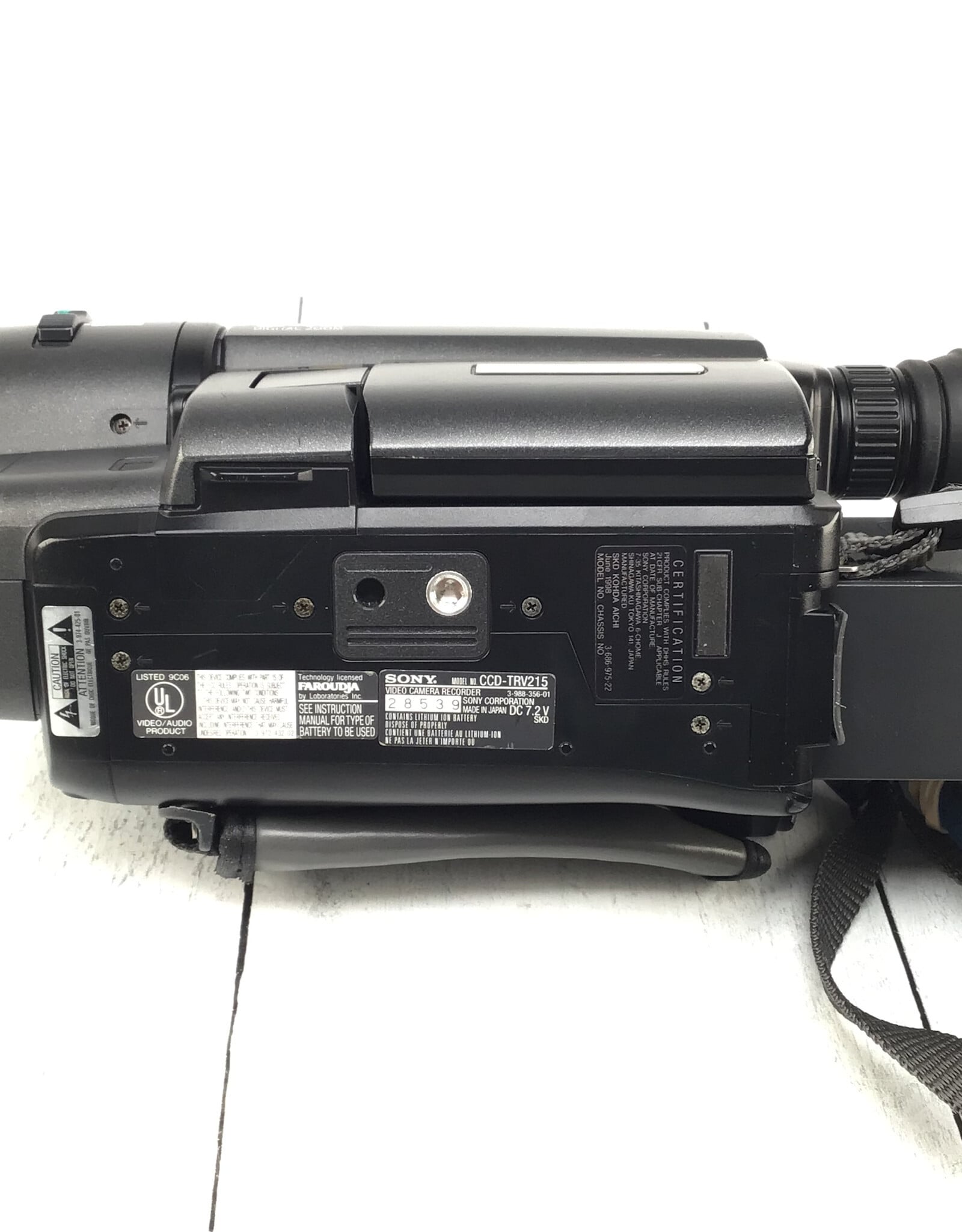 SONY Sony Handycam CCD-TRV215 Video 8 Camcorder Used Fair