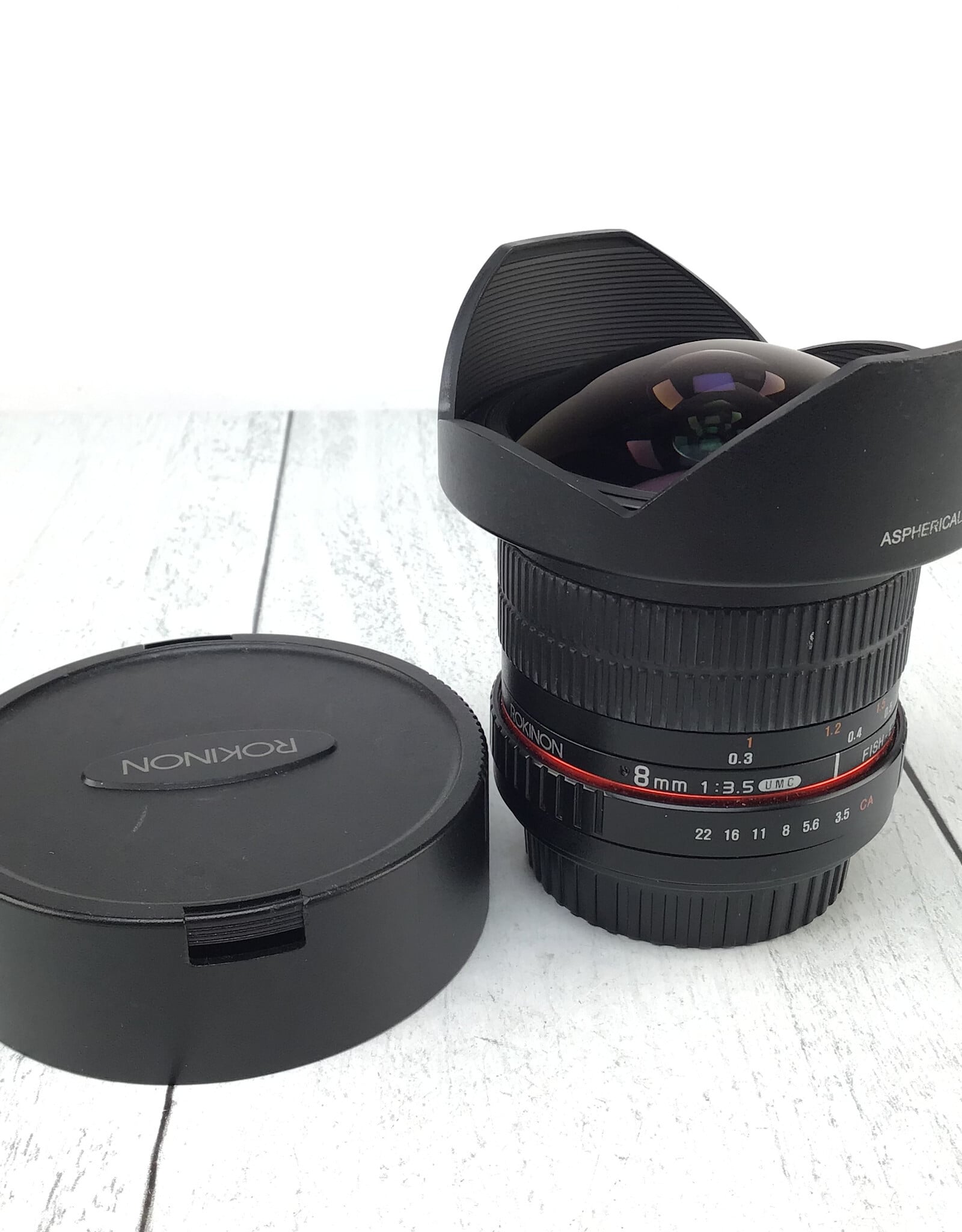 ROKINON Rokinon 8mm f3.5 Fish-Eye CS II Lens for Canon EF Used Good