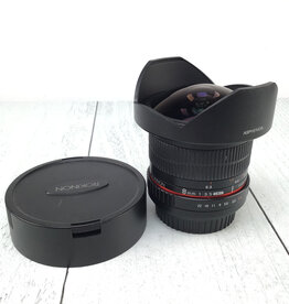 ROKINON Rokinon 8mm f3.5 Fish-Eye CS II Lens for Canon EF Used Good