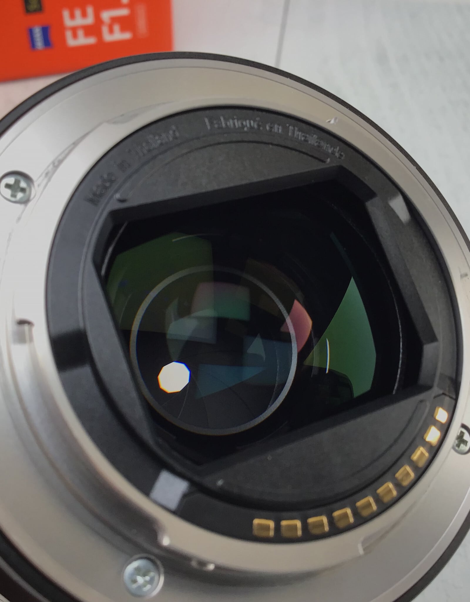 SONY Sony FE 55mm f1.8 ZA Lens in Box Used EX