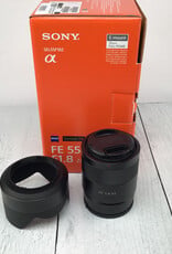 SONY Sony FE 55mm f1.8 ZA Lens in Box Used EX