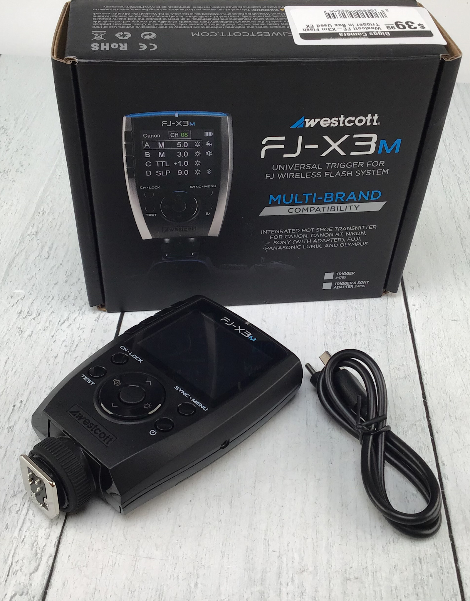 WESTCOTT Westcott FE-X3m Flash Trigger in Box Used Good
