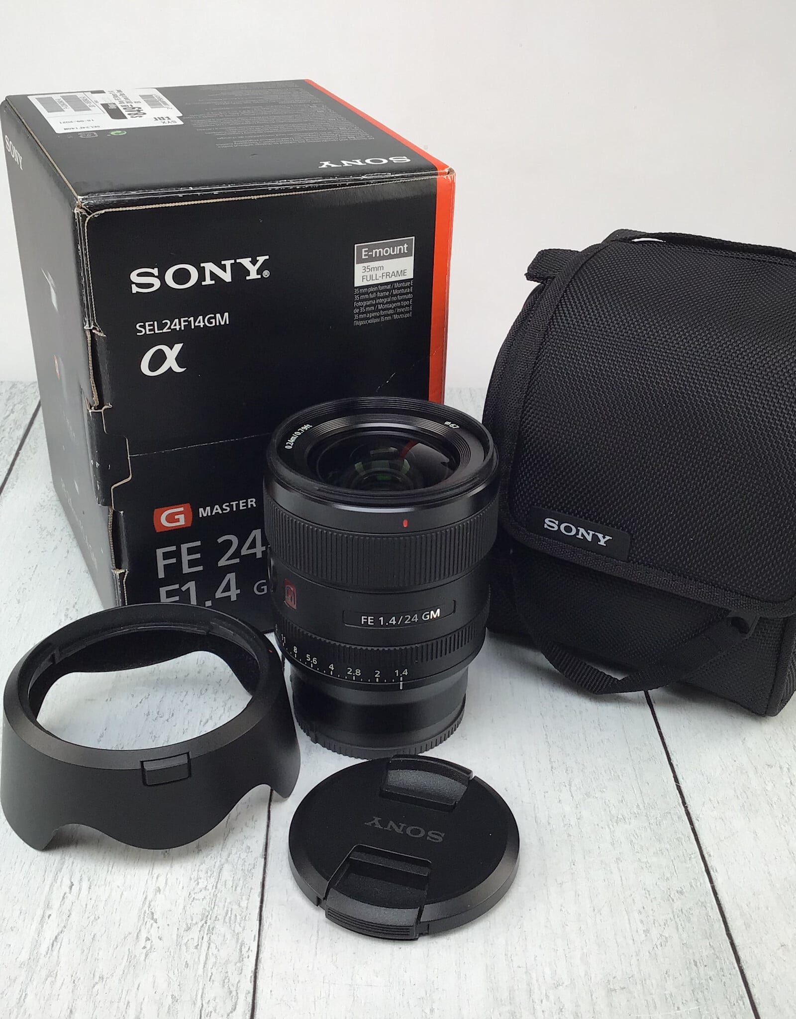 SONY Sony FE 24mm f1.4 GM Lens in Box Used EX