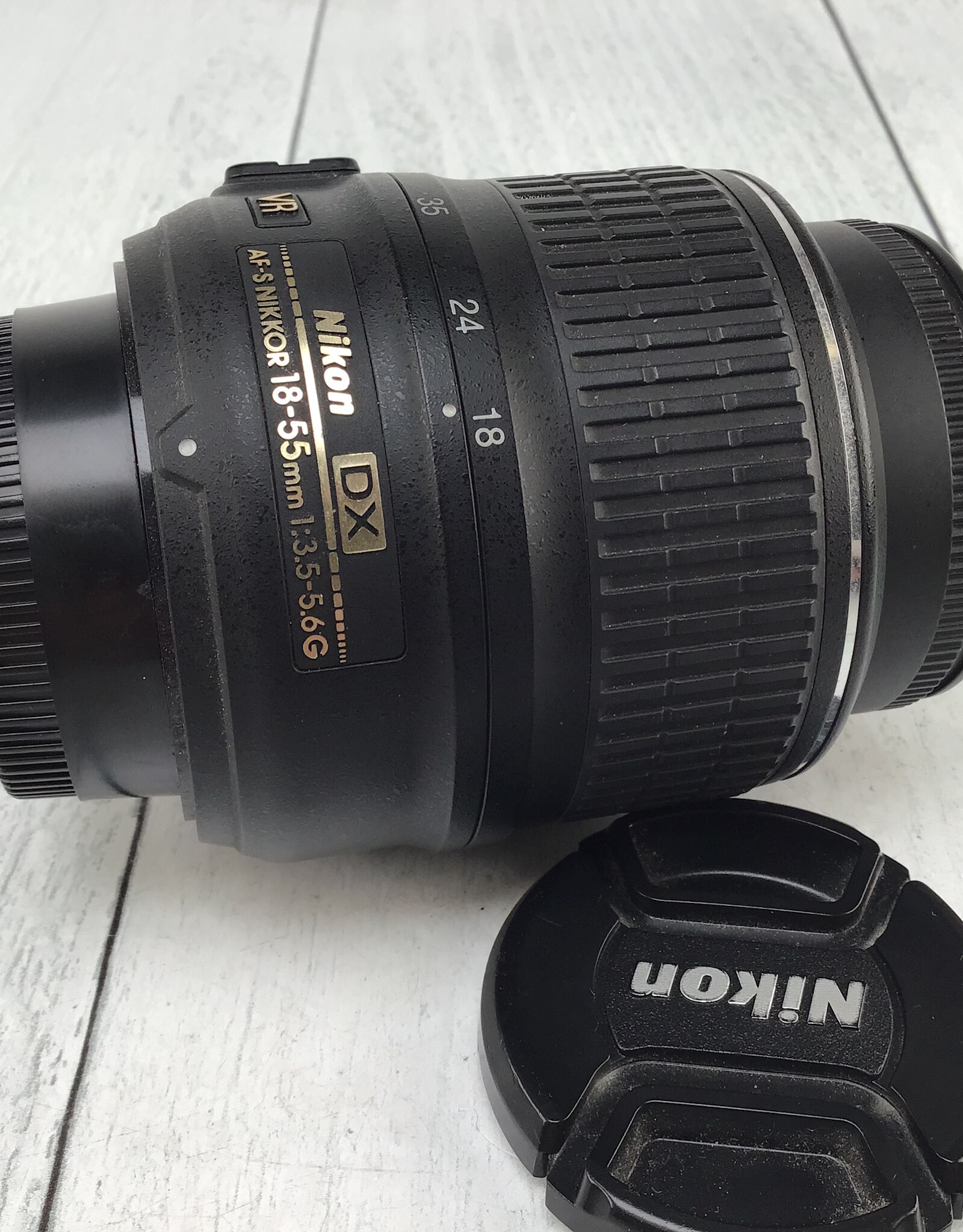 NIKON Nikon AF-S Nikkor 18-55mm f3.5-5.6 G VR Lens Used Good