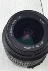 NIKON Nikon AF-S Nikkor 18-55mm f3.5-5.6 G VR Lens Used Good