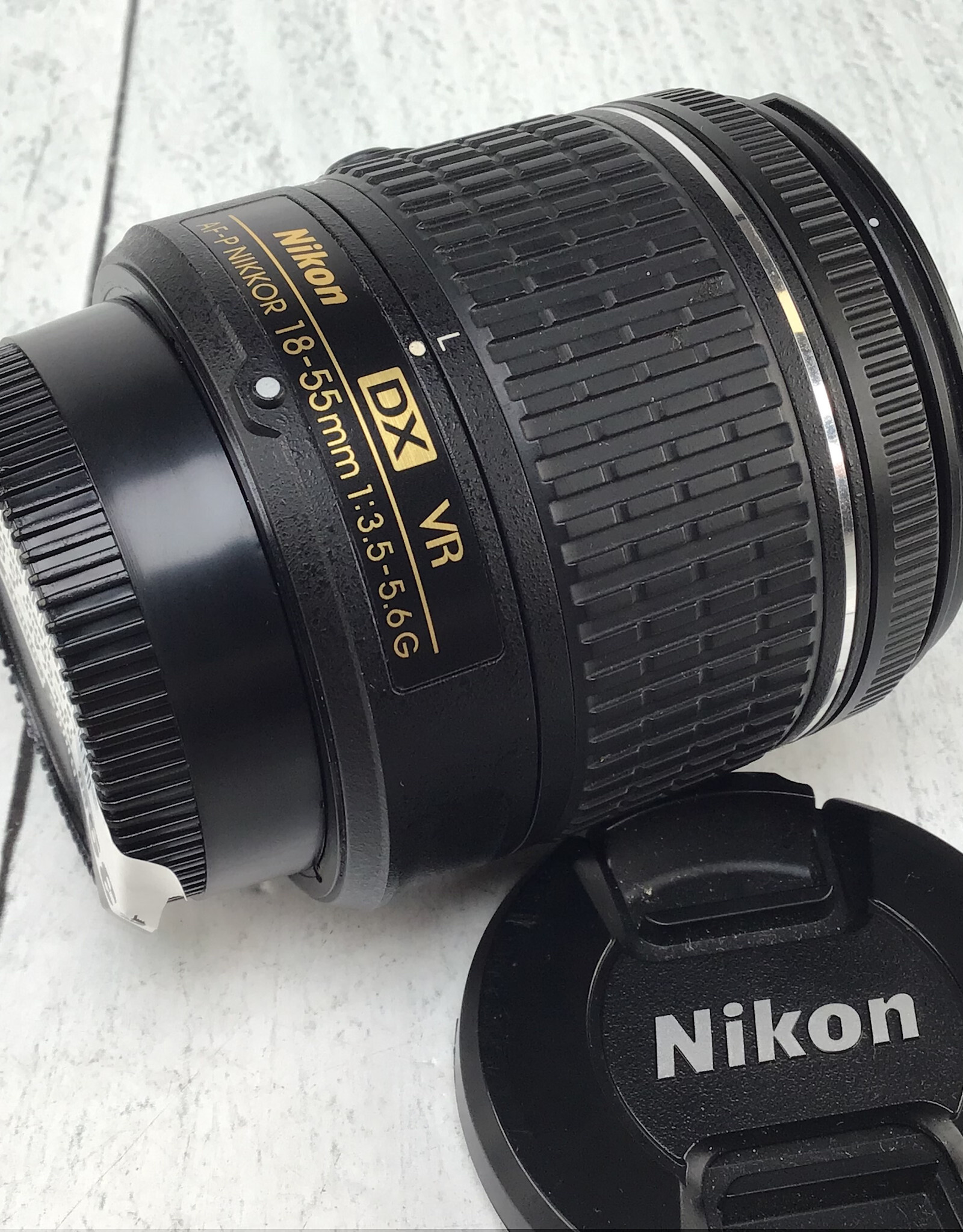 NIKON Nikkor AF-P DX 18-55mm f3.5-5.6 VR Lens Used Good