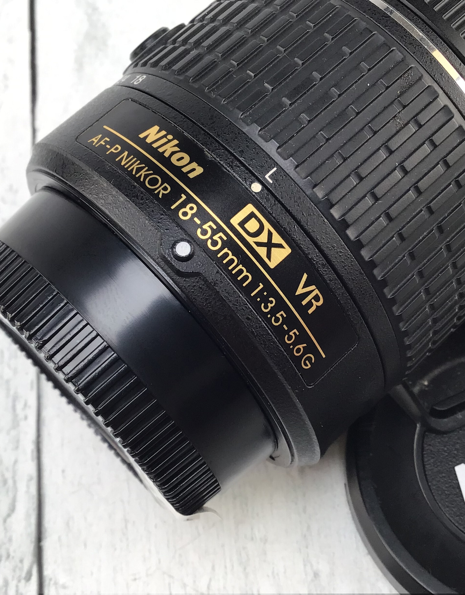 NIKON Nikkor AF-P DX 18-55mm f3.5-5.6 VR Lens Used Good