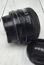 NIKON Nikon AF Nikkor 50mm f1.4D Lens Used Good