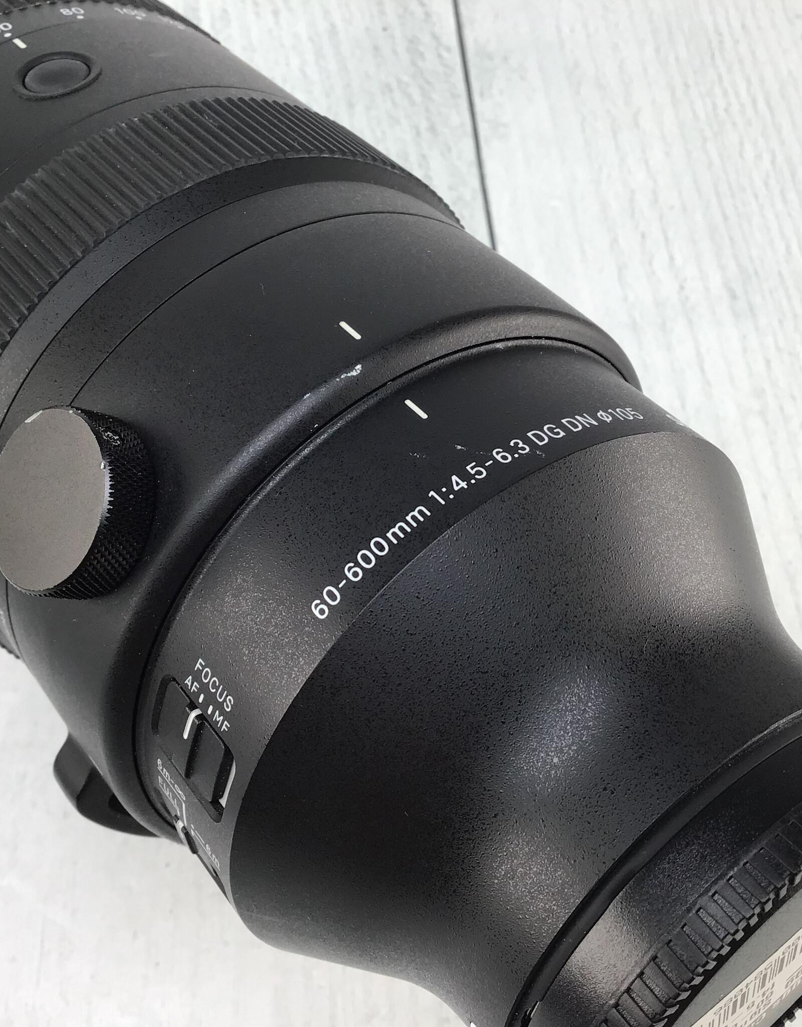 SONY Sigma Sport 60-600mm f4.5-6.3 DG DN Lens for Sony Used Good