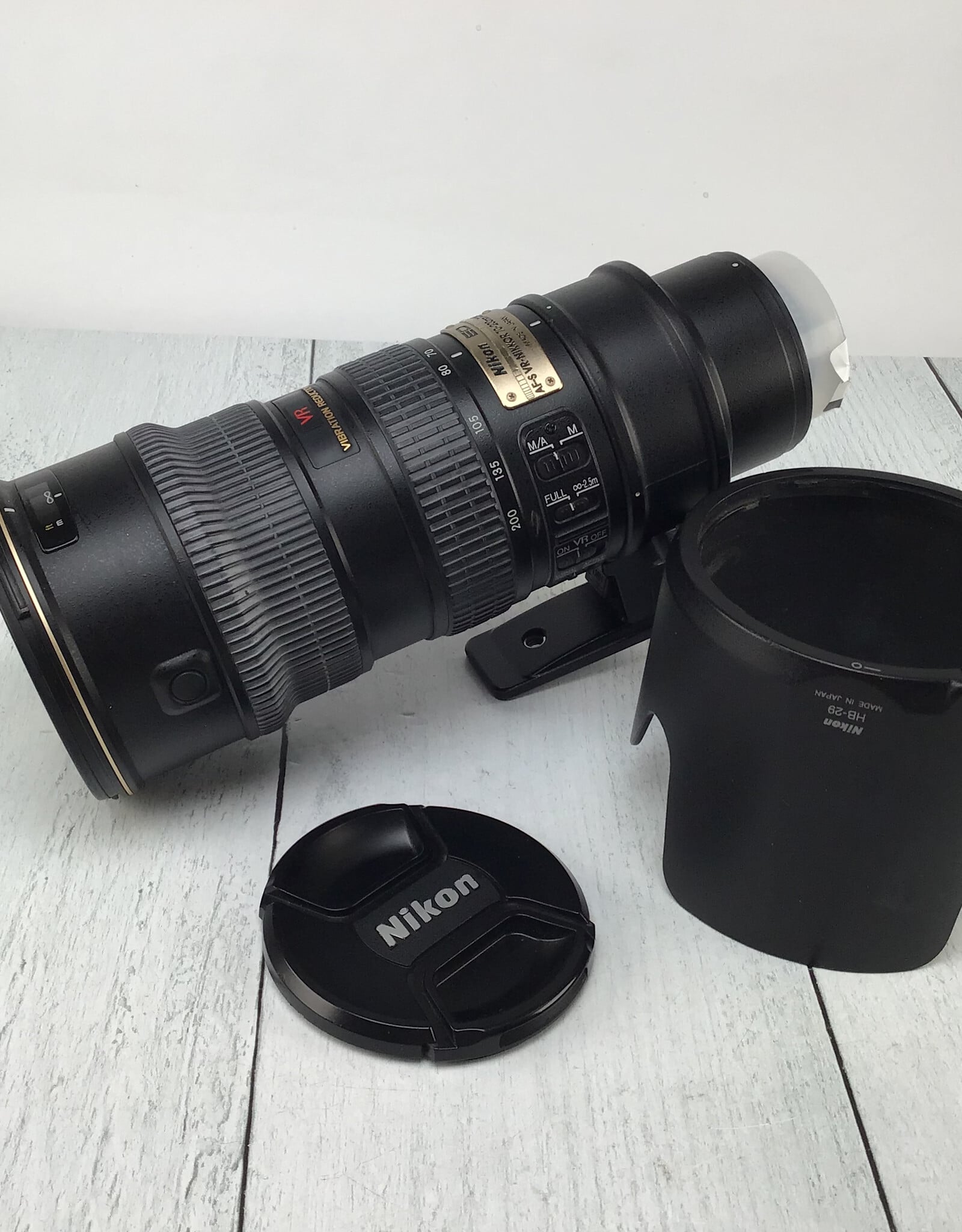 NIKON Nikon AF-S VR Nikkor 70-200mm f2.8G Lens Used Good