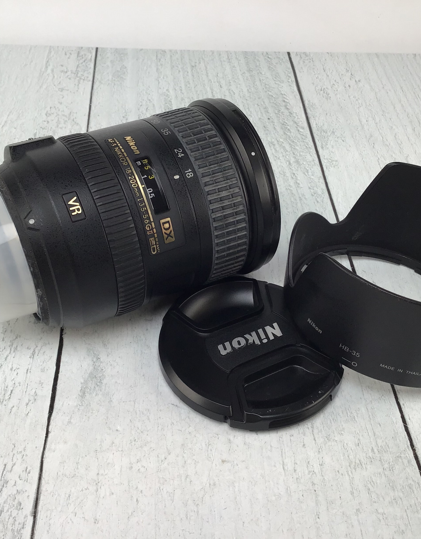 NIKON Nikon AF-S Nikkor 18-200mm f3.5-5.6 G II VR Lens Used Fair