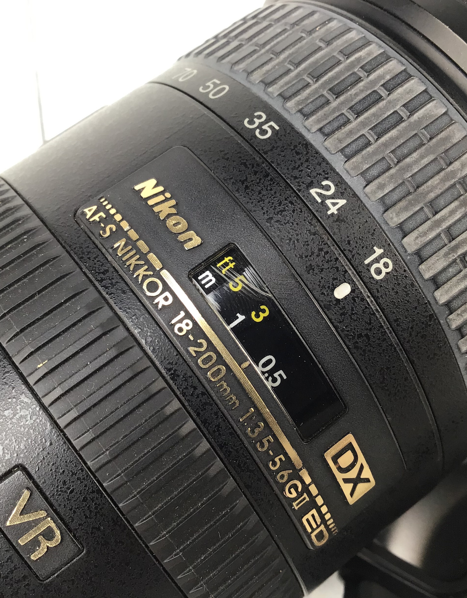 NIKON Nikon AF-S Nikkor 18-200mm f3.5-5.6 G II VR Lens Used Fair