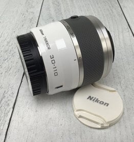 NIKON Nikon 1 30-110mm f3.8-5.6 VR White Lens Used Good