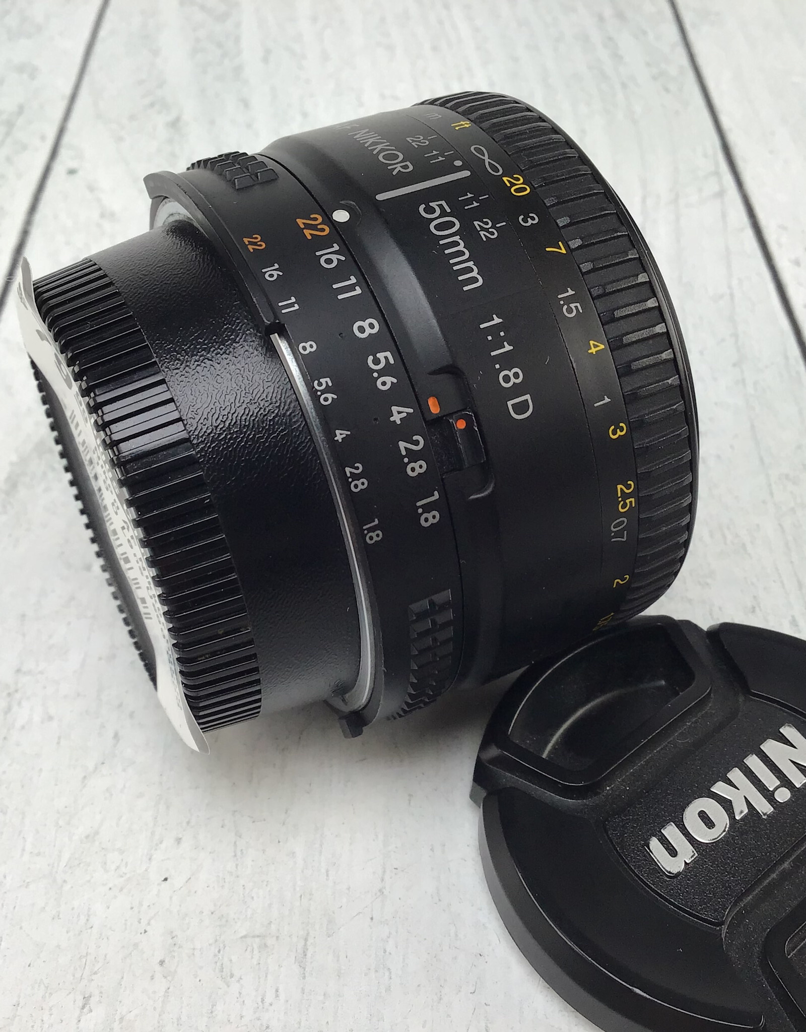 NIKON Nikon AF Nikkor 50mm f1.8 D Lens Used Good