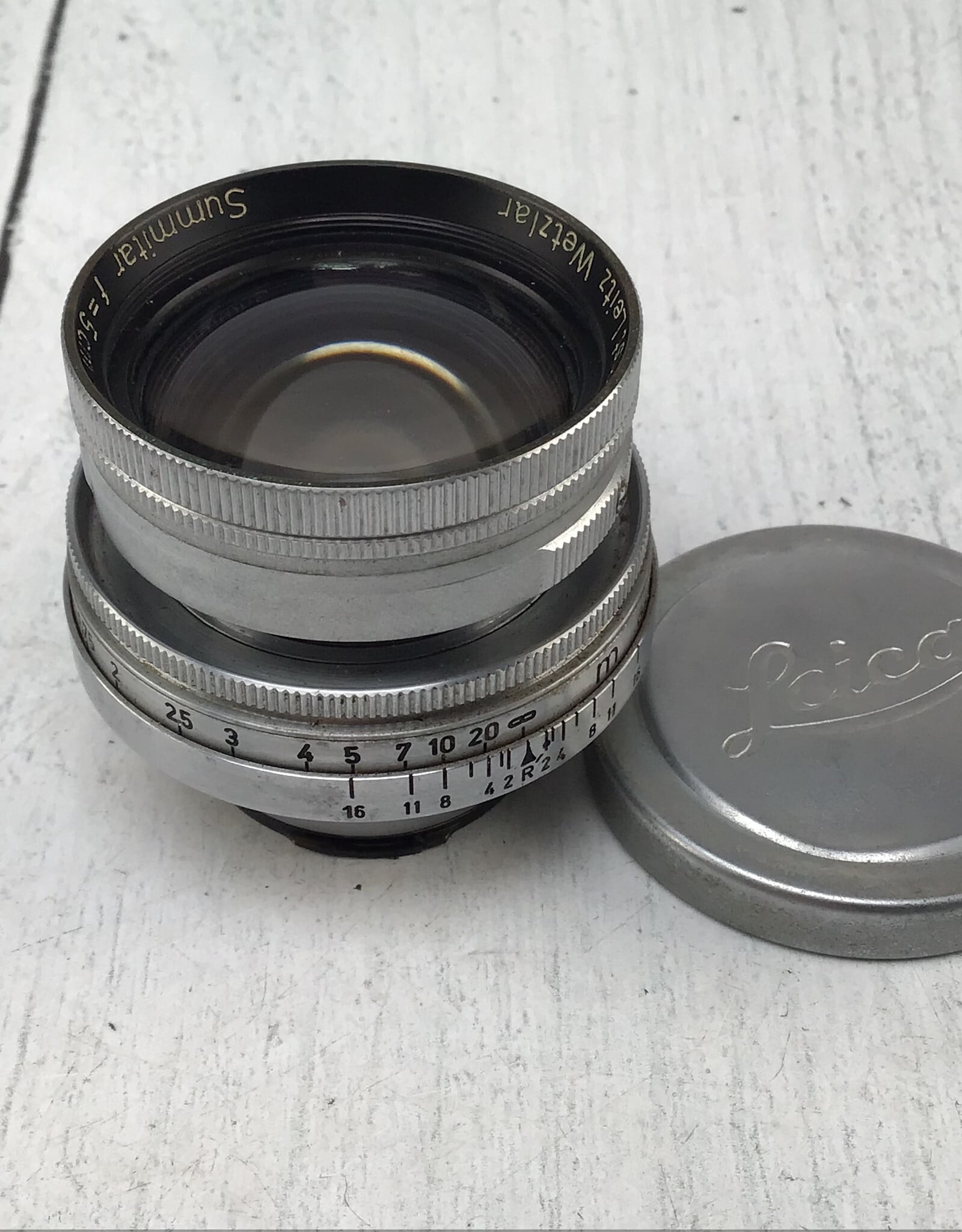 Leica Leica Summitar 50mm f2 Screw Mount Lens Used As Is