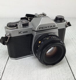 NIKON Pentax K1000 Camera w/ 50mm f2 Used Good