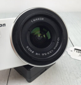 NIKON Nikon J1 White Camera w/10-30mm Used Good