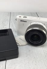 NIKON Nikon J1 White Camera w/10-30mm Used Good