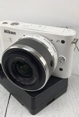 NIKON Nikon J1 White Camera w/10-30mm Used Good