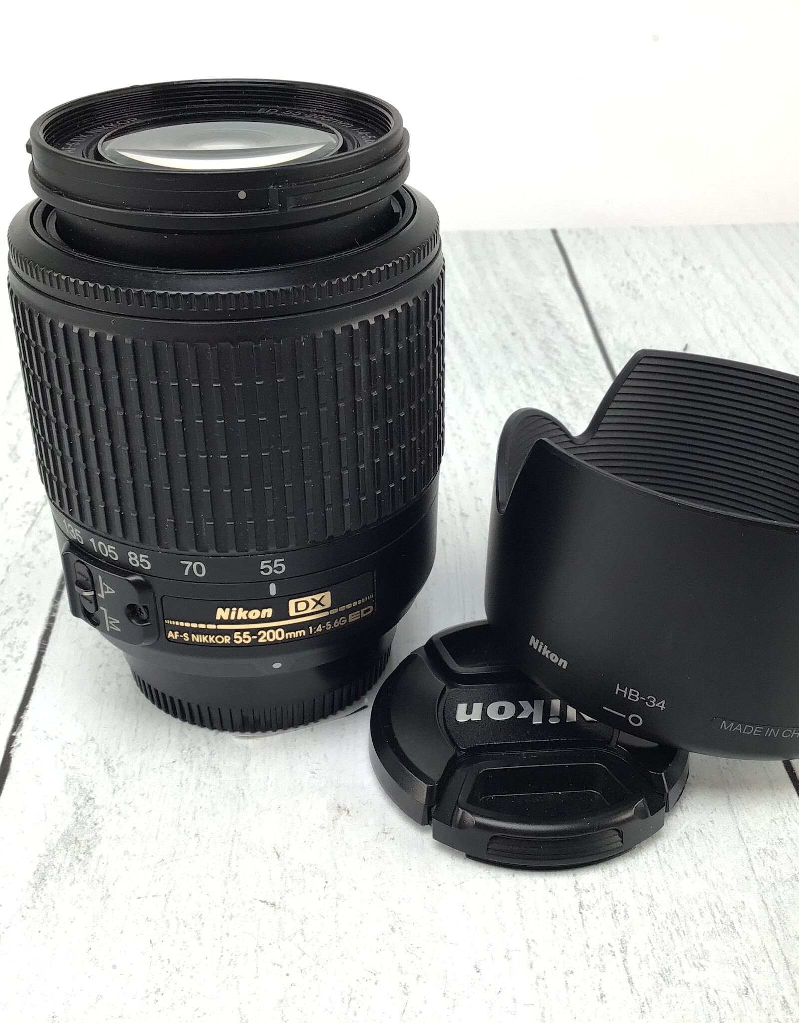 NIKON Nikon AF-S Nikkor 55-200mm f4-5.6G DX Lens Used Good