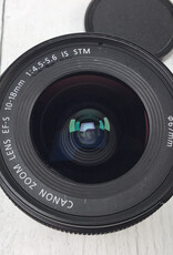 CANON Canon EF-S 10-18mm f4.5-5.6 IS STM Lens Used Good