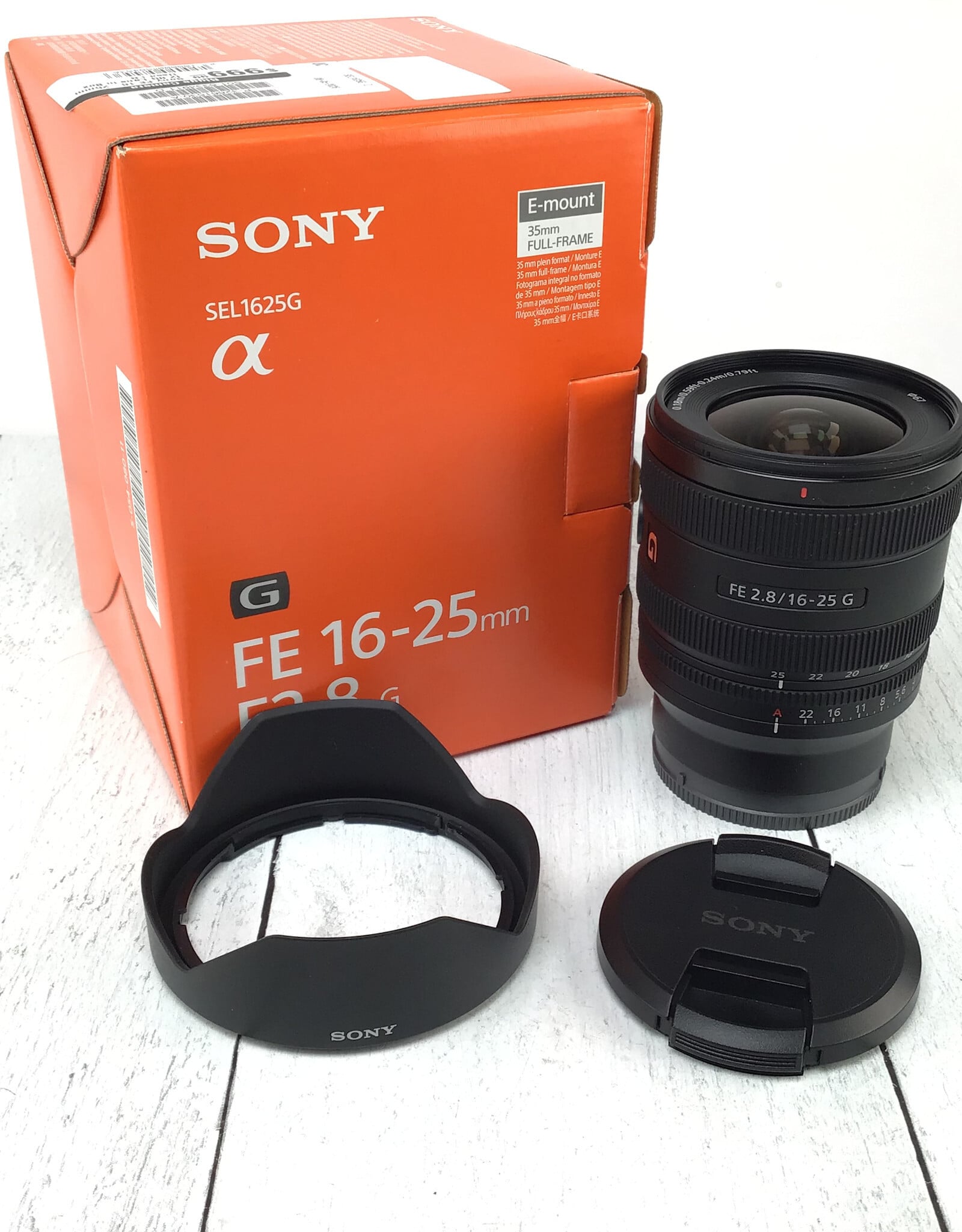 SONY Sony FE 16-25mm f2.8G Lens in Box Used LN