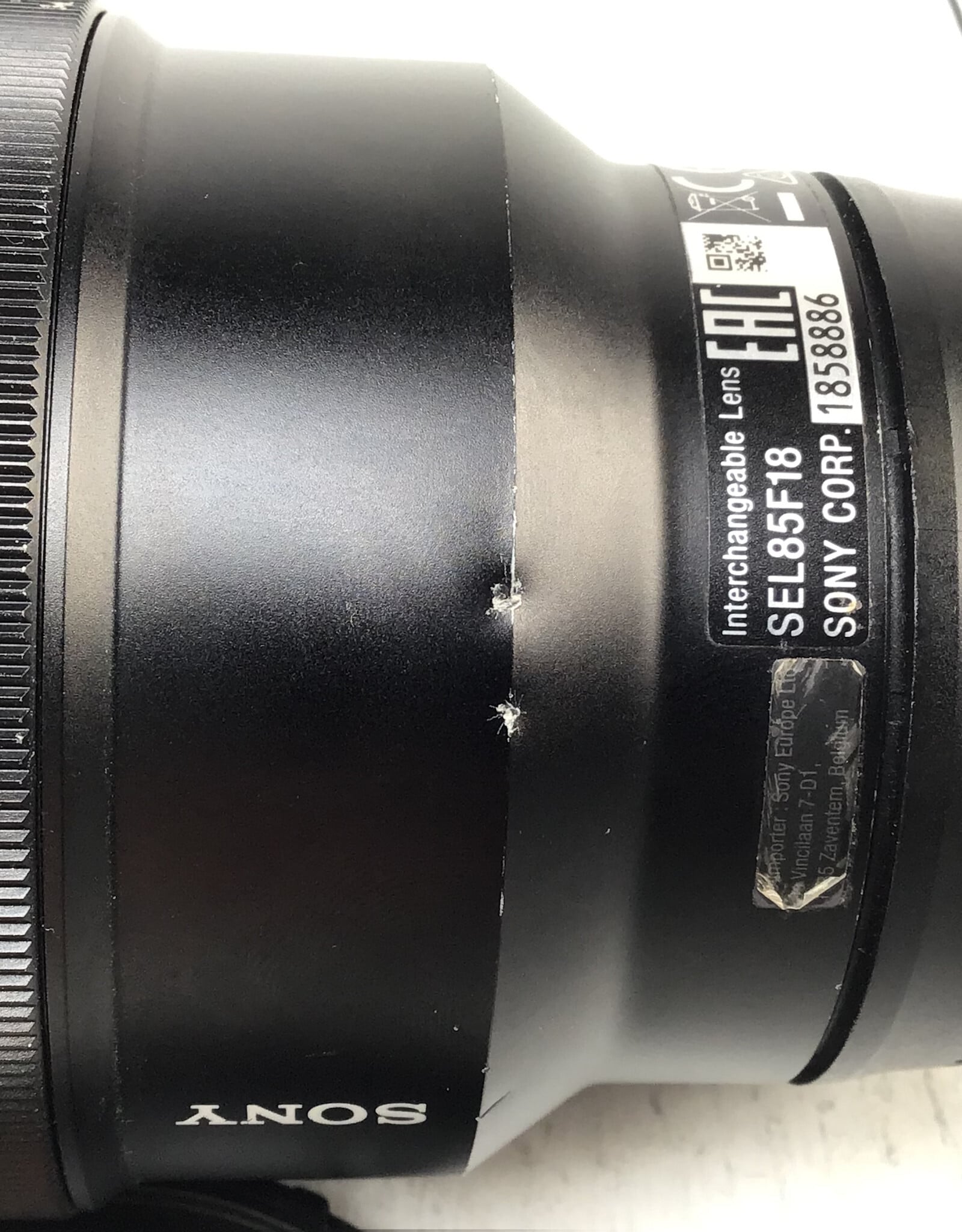 SONY Sony FE 85mm f1.8 Lens Used Good