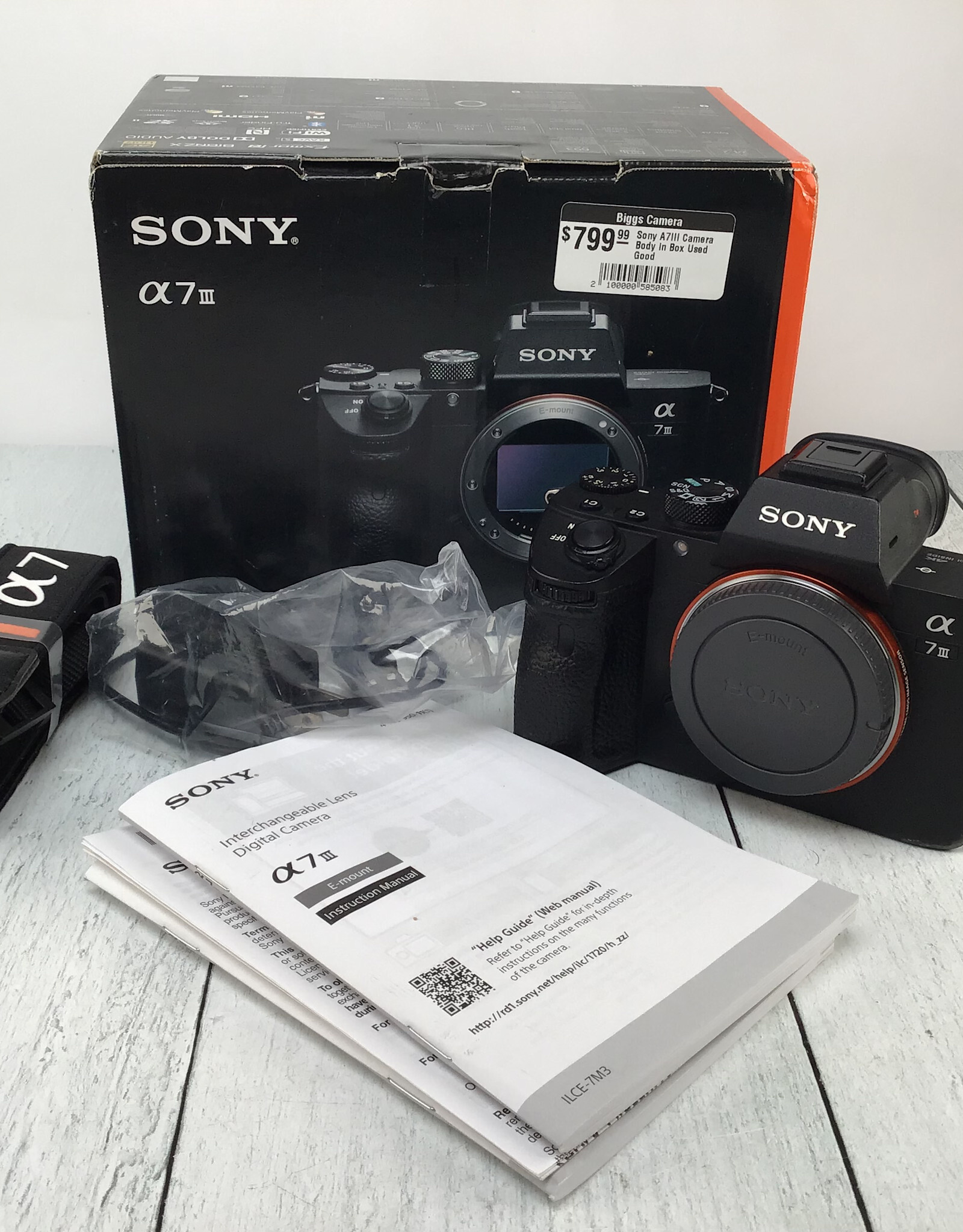 SONY Sony A7III Camera Body in Box Used Good