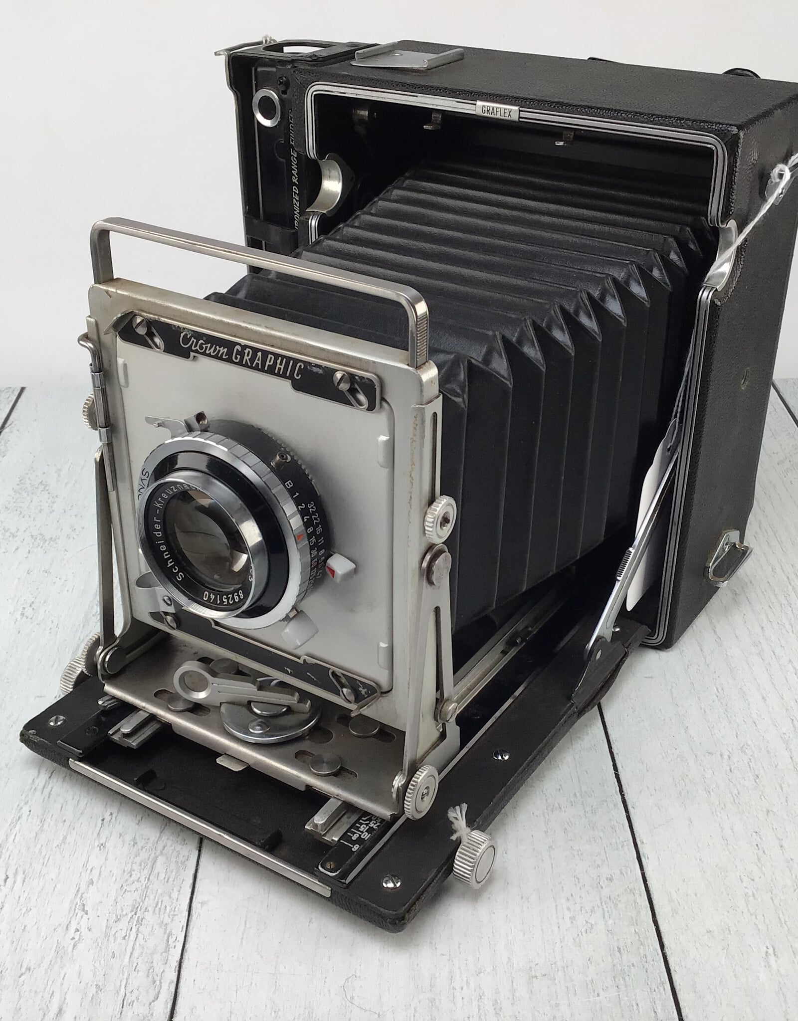 graflex Graflex Crown Graphic Camera w/ Xenar 135mm f4.7 Used Fair
