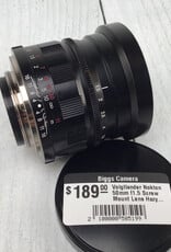 Voigtlander Voigtlander Nokton 50mm f1.5 Screw Mount Lens Hazy Used UG