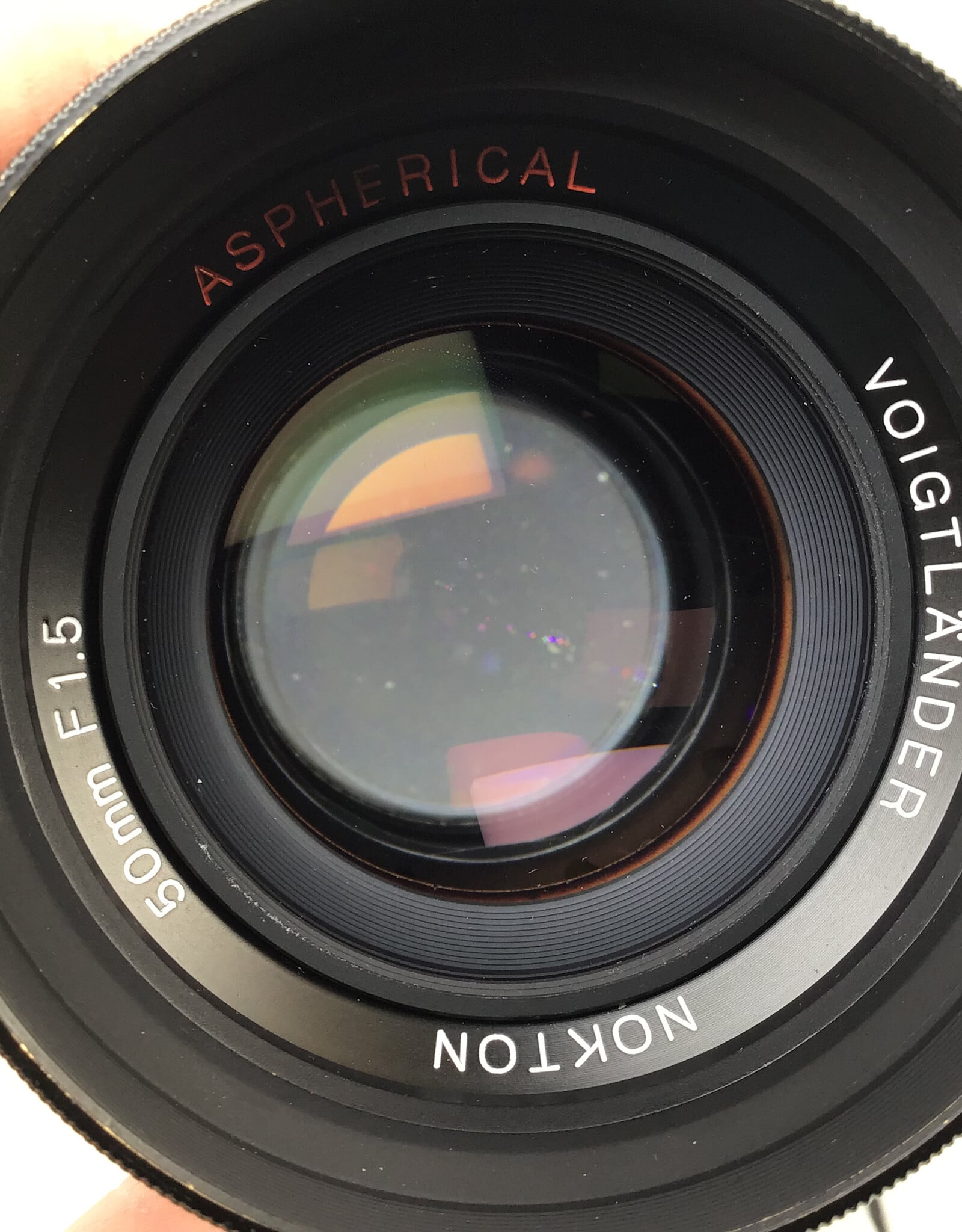 Voigtlander Voigtlander Nokton 50mm f1.5 Screw Mount Lens Hazy Used UG
