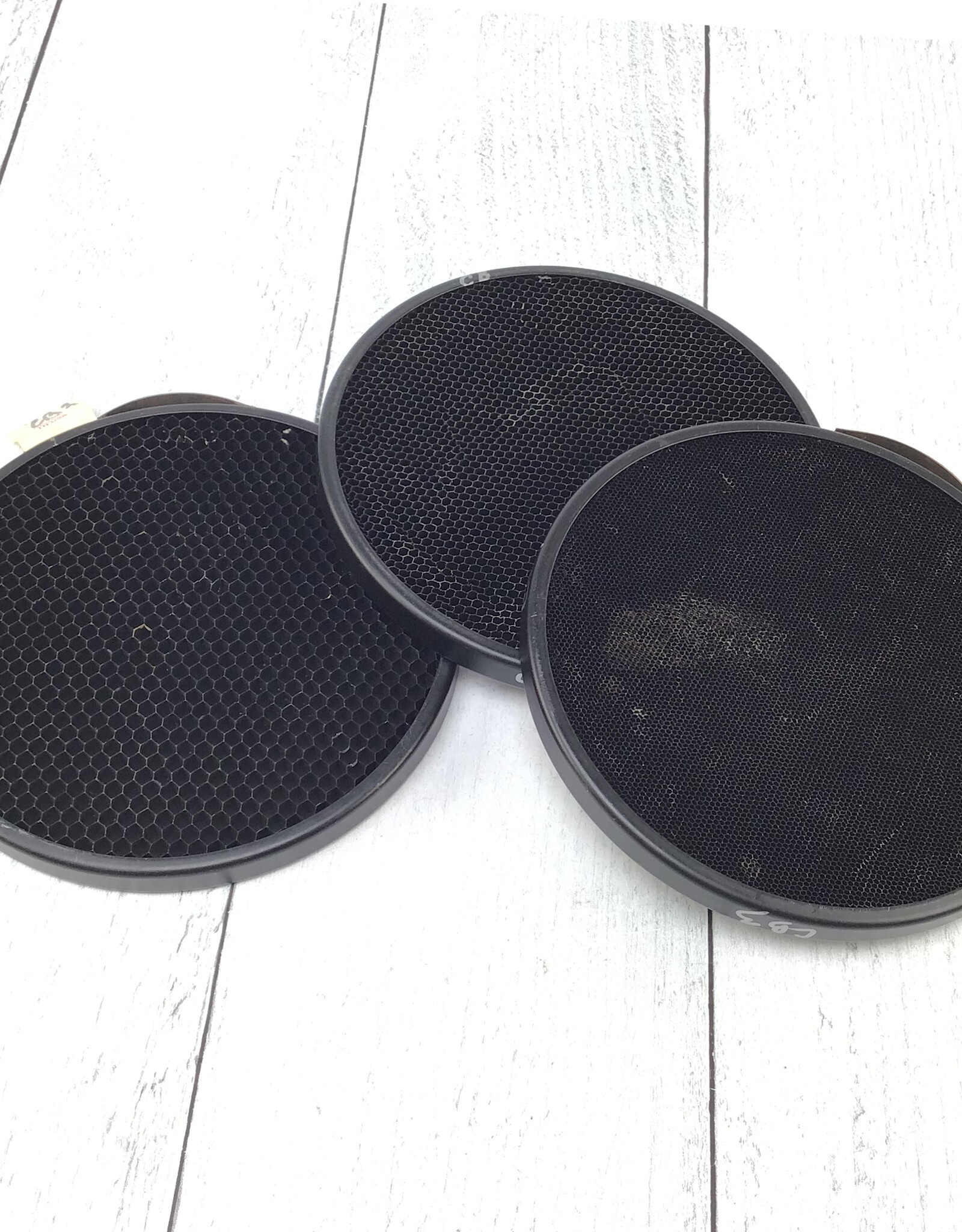 Paul C. Buff Paul Buff Grids for 7" Reflector 30, 20, 10 Used Good