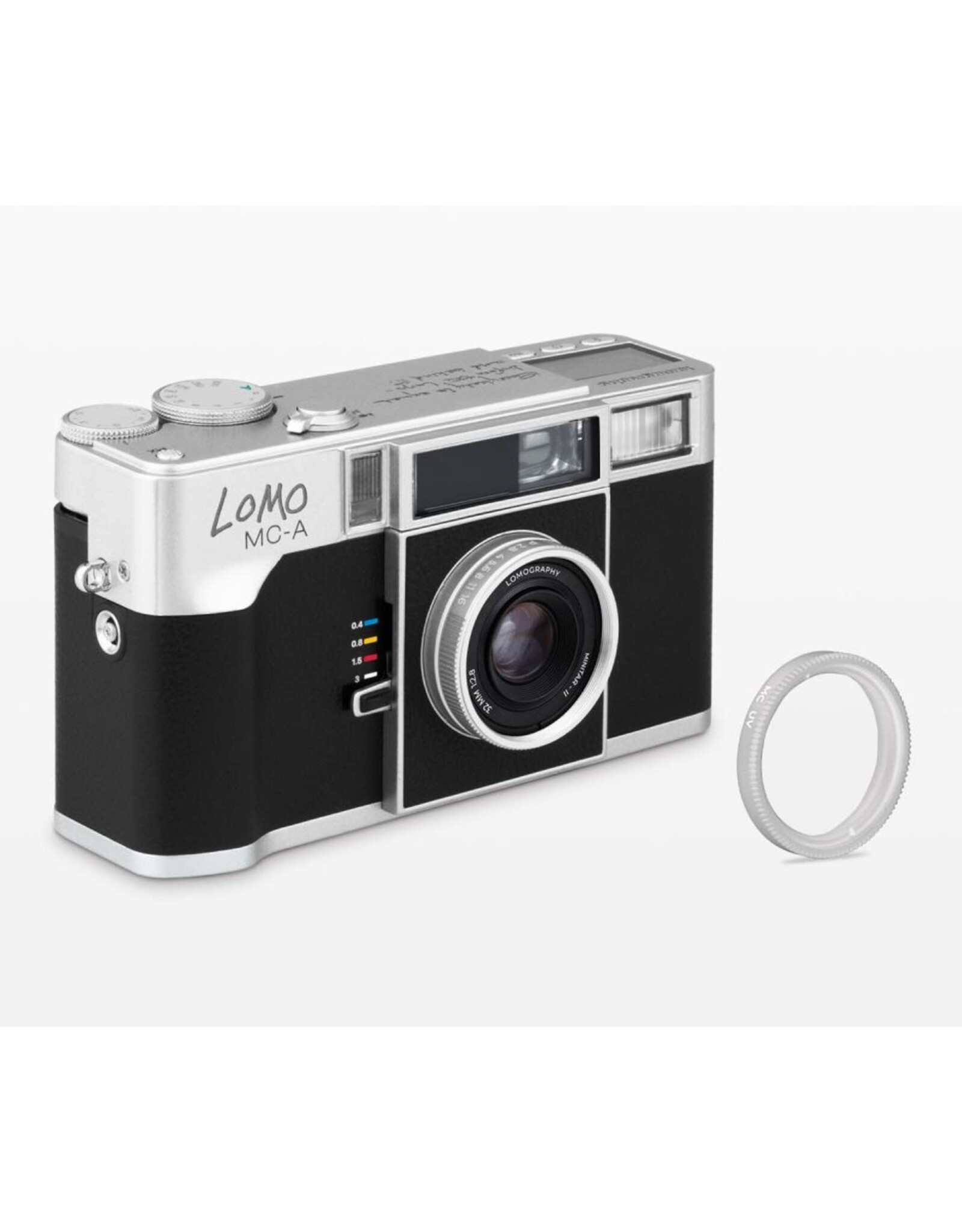 Lomo MC-A 35 mm Film Camera Silver