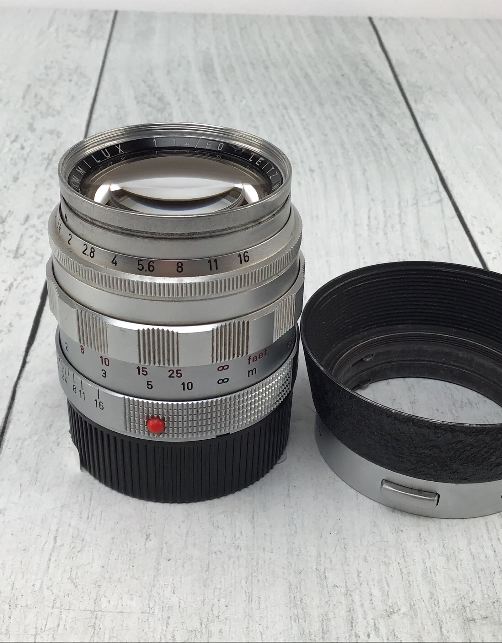 Leica Leica Summilux M 50mm f1.4 Lens Cleaning Marks on Elements Used BGN