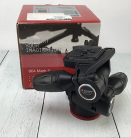 MANFROTTO Manfrotto MH-804 3WUS Tripod Head in Box Used Good