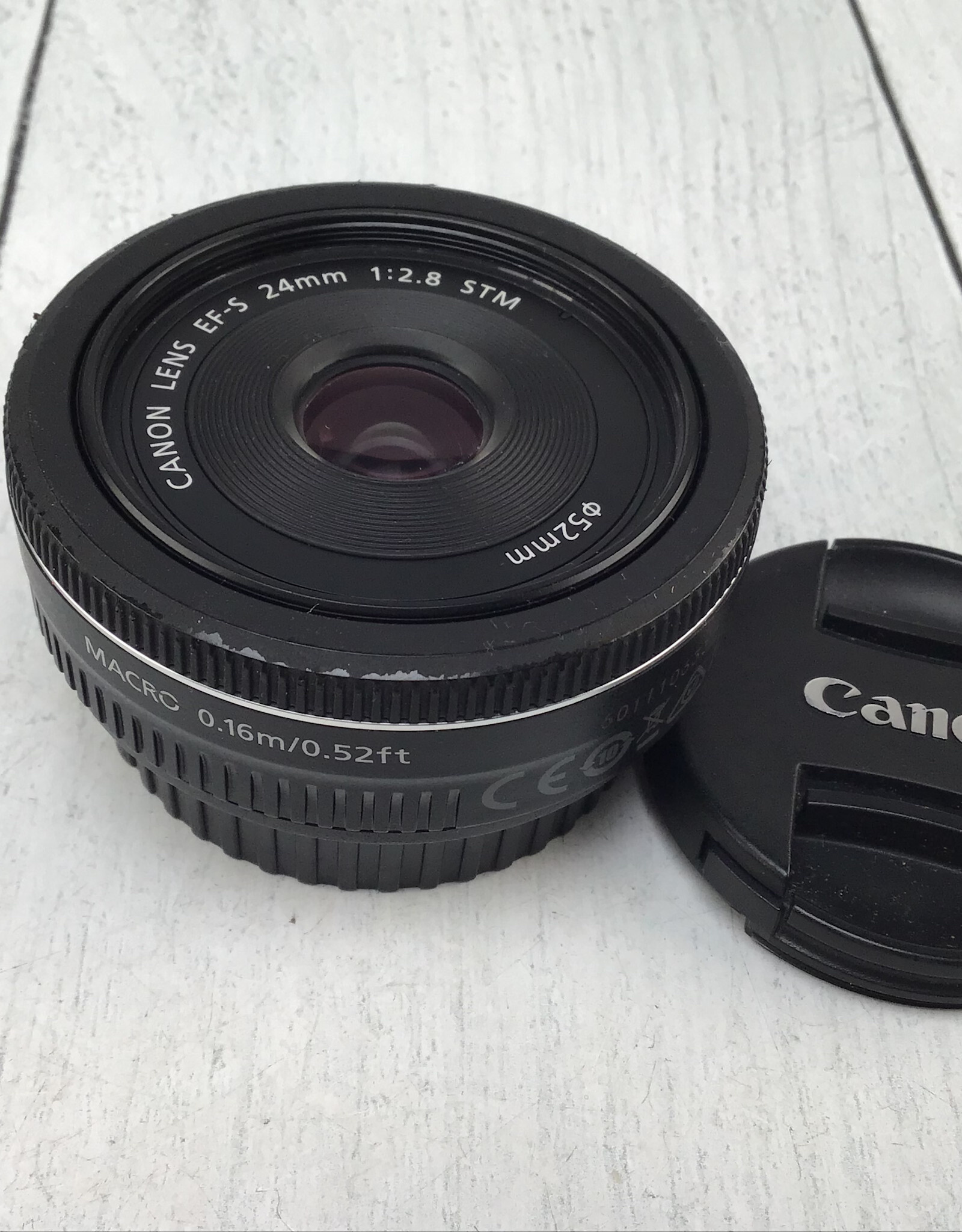CANON Canon EFS 24mm f2.8 STM Lens Used Good