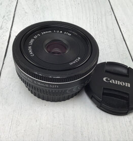 CANON Canon EFS 24mm f2.8 STM Lens Used Good