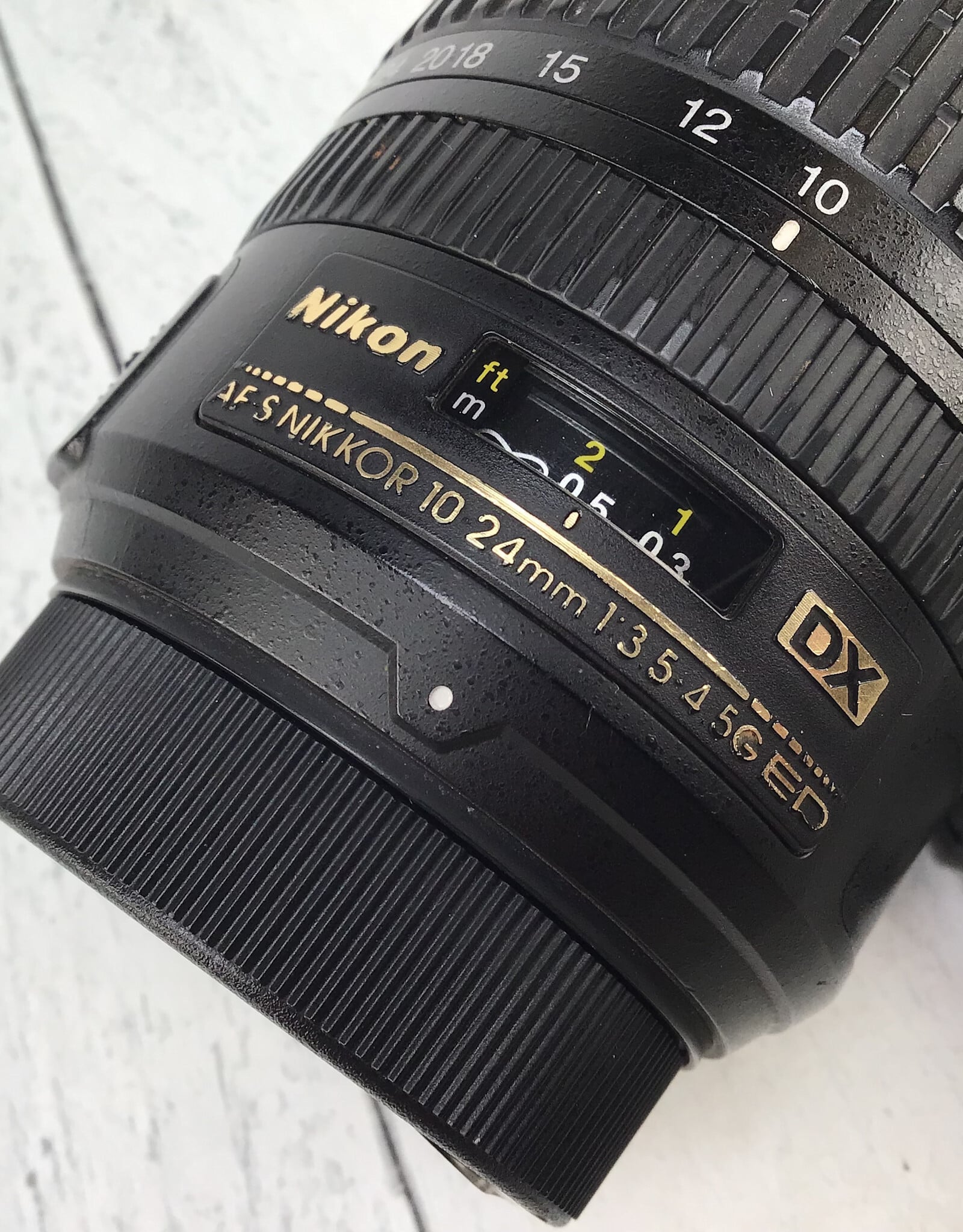 NIKON Nikon AF-S Nikkor 10-24mm f3.5-4.5 G DX Lens Used Fair