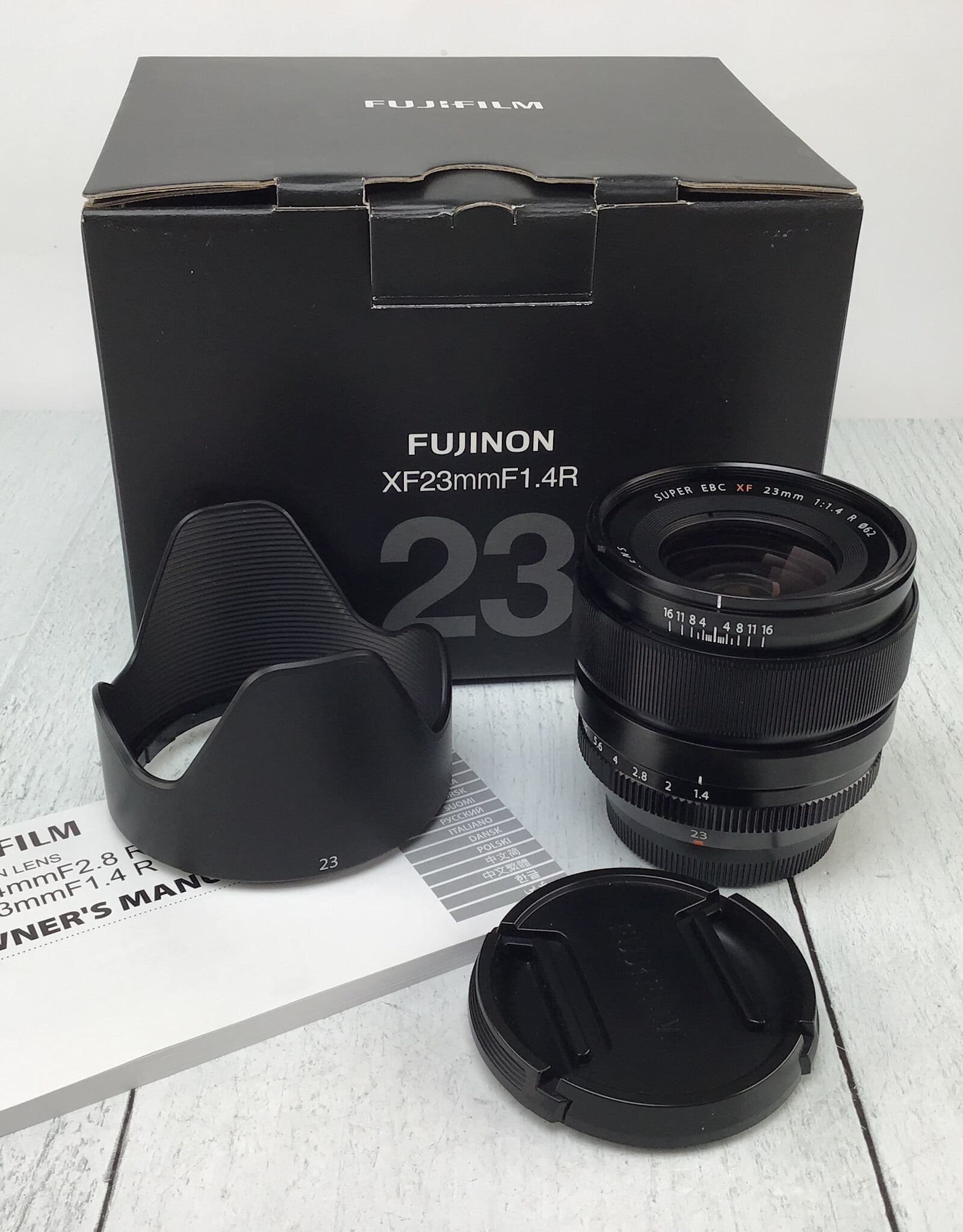 FUJI Fuji XF 23mm f1.4 R Lens in Box Used EX