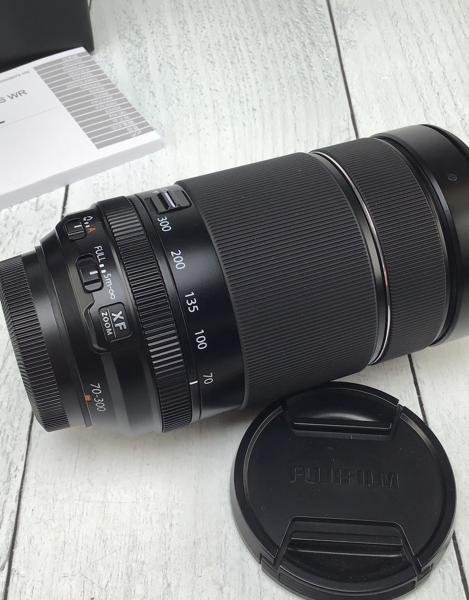 FUJI Fuji XF 70-300mm f4-5.6 R LM OIS WR Lens in Box Used EX
