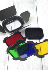 GODOX Godox Barn Door Gel, Grid Kit for AD200 Used EX