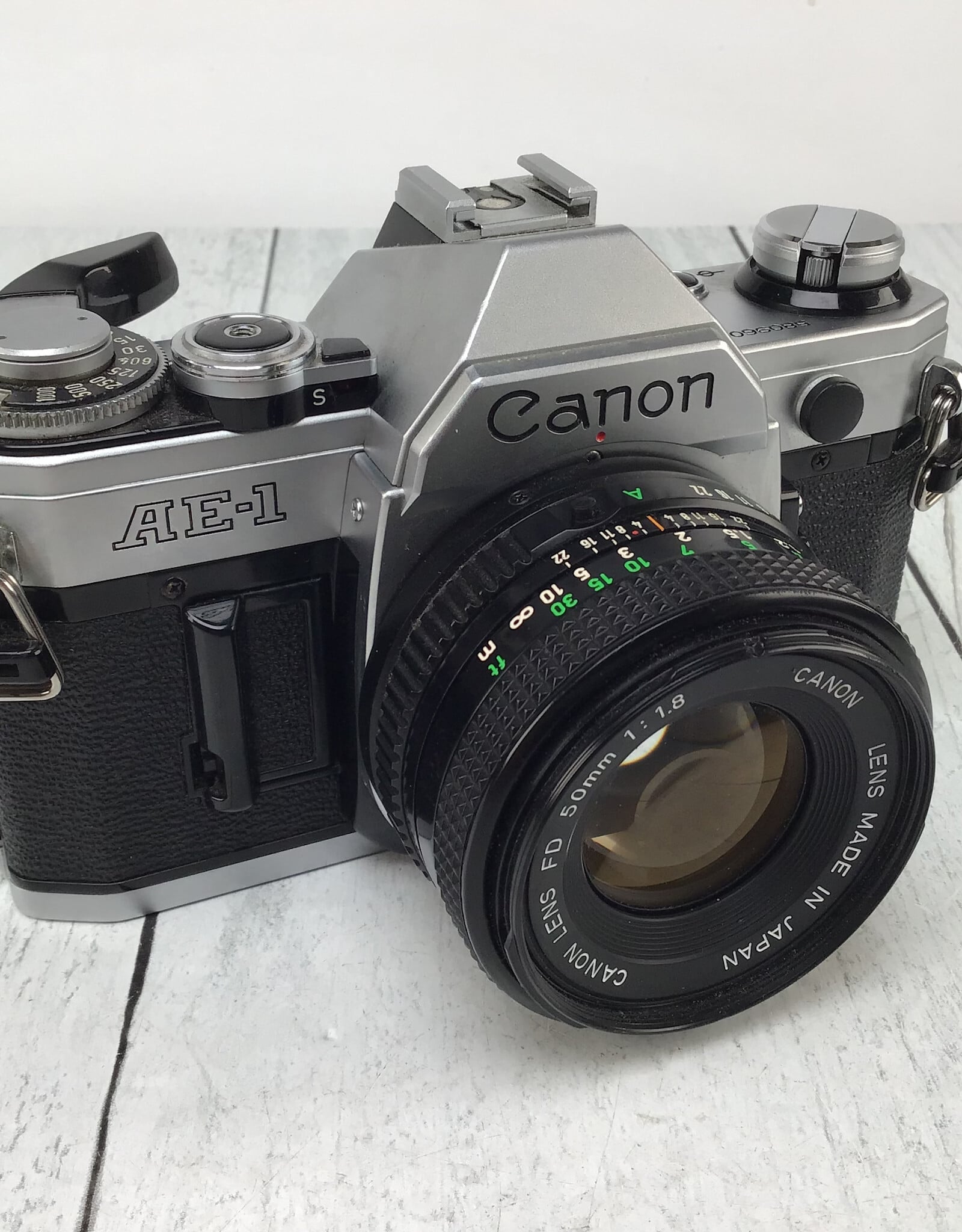 CANON Canon AE-1 Camera w/ 50mm f1.8 Used Good