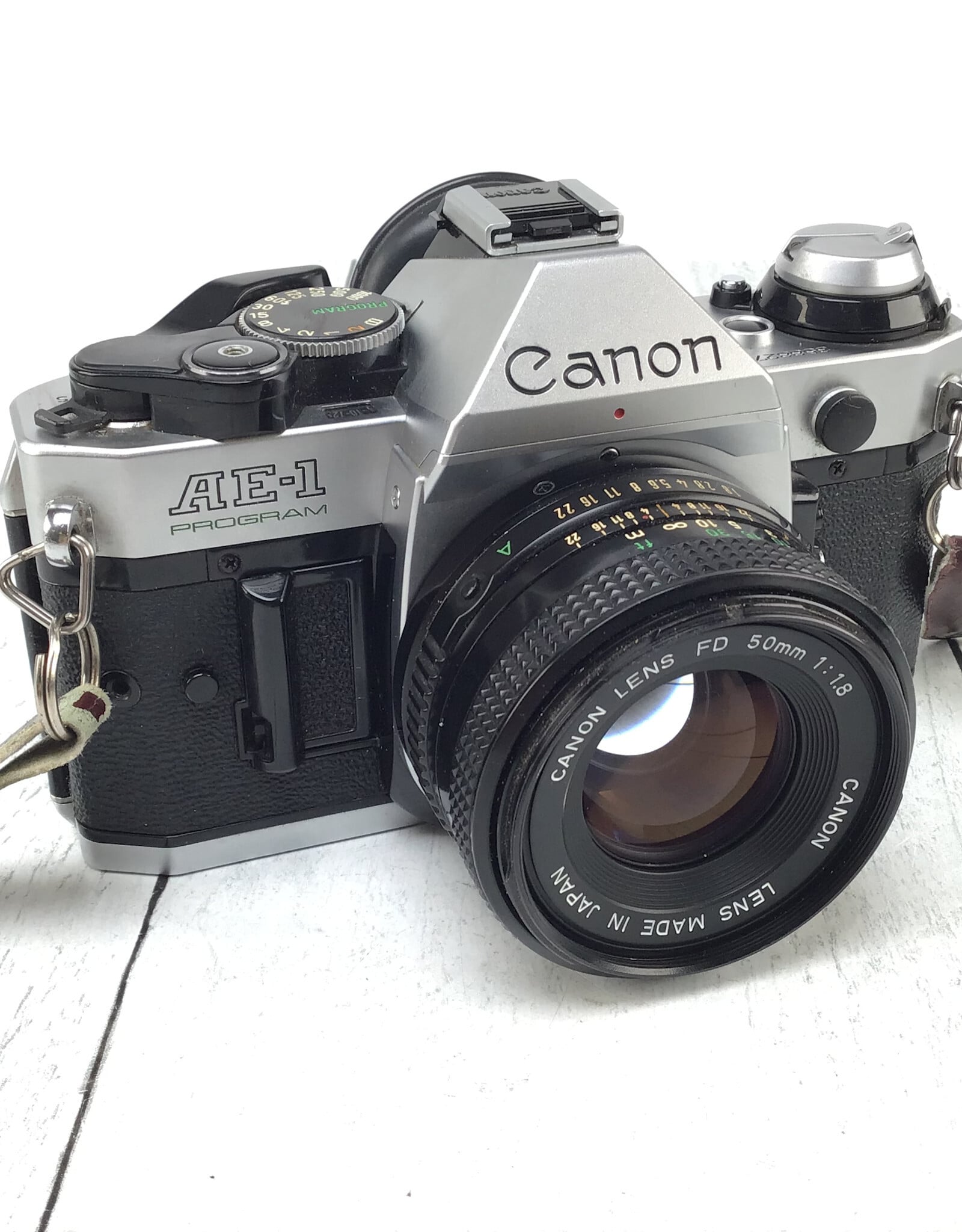 CANON Canon AE-1 Program Camera w/ 50mm f1.8 Used Good